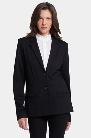 NYDJ Classic Blazer Jacket in Ponte Knit | Zwart