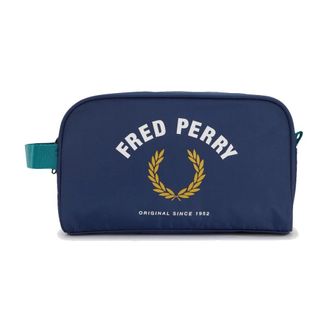 Fred Perry Sports Nylon Wash Bag - unisex - Fred Perry - Toilet Bags - Blue - ONE SIZE - Bags