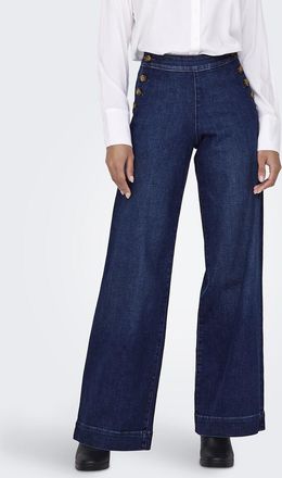 Only Wijde jeans met hoge taille