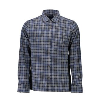 GANT Blu Cotton Mens Mens Shirt