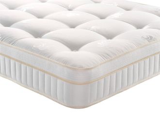 ESSENTIAL Value Pocket Deluxe 1000 Spring Medium Firm Mattress in White | Size: Double