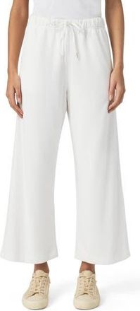 Splendid Hayden Terry Cloth Crop Wide Leg Pants in White at Nordstrom Rack, Size X-Small
