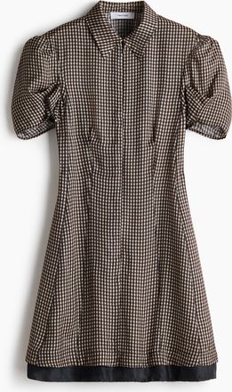 H&M Kleid mit Puff&auml;rmeln - Schwarz
