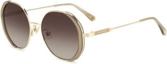 Kate Spade New York KS Aeris/F/S Asian Fit Polarized 4S4/LA Womens Sunglasses Gold Size 52