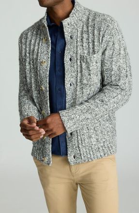 UNTUCKit Cordilac Cardigan in Grey at Nordstrom, Size Xxx-Large