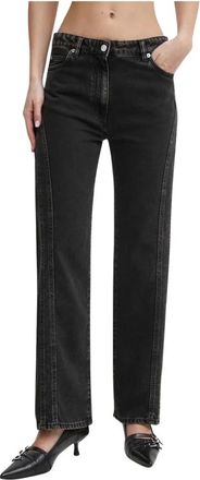 Iro Falgari Straight Jeans - Dames - Regular Fit Jeans - Zwart - W26 - Katoen - Jeans