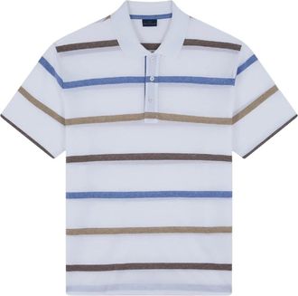 Paul & Shark Gestreept katoenen poloshirt - Heren - Polos - Veelkleurig - 2XL - Katoen - Tops