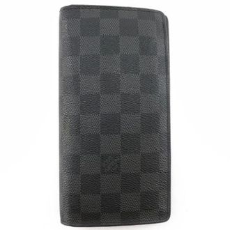 Louis Vuitton Pre-owned Wallets, male, Black, Size: ONE SIZE Pre-owned Canvas wallets