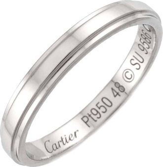 Cartier Platinum 950 Band Ring (Pre-Owned)