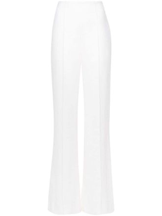 Chloé pleated wide-leg trousers - White