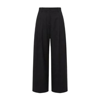Jacquemus Wide Trousers, female, Black, Size: S Le Pantalon dHomme