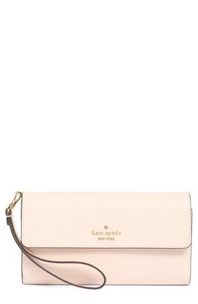 Kate Spade New York madison travel trifold wallet in Powdered Sugar at Nordstrom Rack