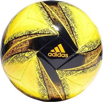 adidas Messi Club Soccer Ball Yellow Black H57878