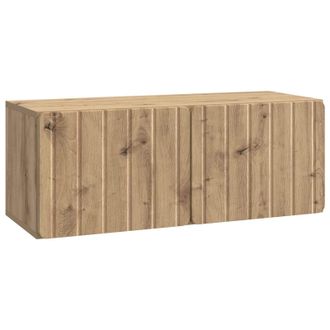 vidaXL Mueble Para Tv De Pared Roble Artesanal 78,5 X 31 X 30 Cm Vidaxl