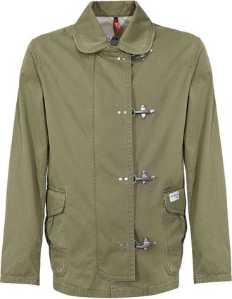 Fay Archive 4 Hooks Jacket In Cotton Twill