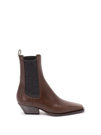 Brunello Cucinelli Ankle Boots With Heels
