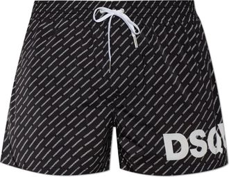 Dsquared2 Swimwear - Heren - Strandmode - Zwart - XS - Badmode
