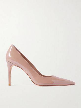 Stuart Weitzman Décolleté In Vernice Stuart Power - Neutri