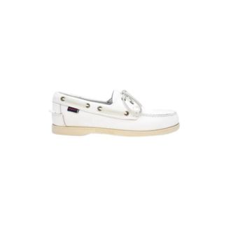 Sebago Docksides Portland - Heren - Bootschoenen - Wit - 44 EU - Leer - Schoenen