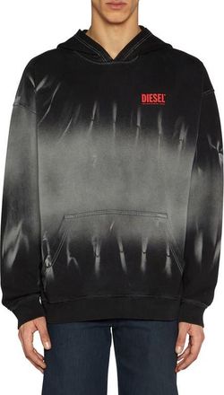 Diesel S-Boxt Oversize Hoodie in Very/Black at Nordstrom, Size Xx-Large