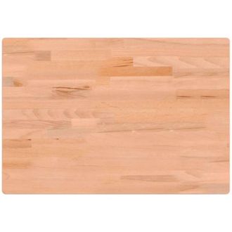 vidaXL Desk Top 80x55x2.5 cm Solid Wood Beech vidaXL