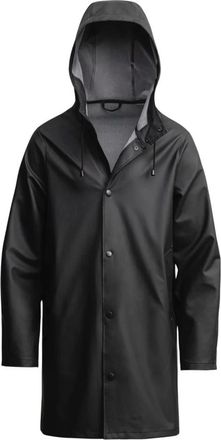 Stutterheim Stijlvolle Lichtgewicht Regenjas - Heren - Regenjassen - Zwart - XS - Jassen