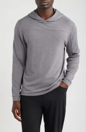 Johnnie-O Remmy Performance Hoodie in Thunder at Nordstrom, Size Xx-Large