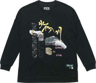 Li-Ning BadFive Graphic Long Sleeve T-shirt Black AHSR483-2