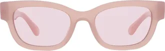 Ferragamo Ferragamo Pink Square Ladies Sunglasses SF2067S 662 52