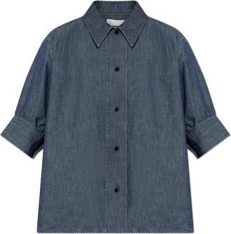 Jil Sander Denim Shirt - Dames - Spijkeroverhemden - Blauw - M - Denim - Overhemden
