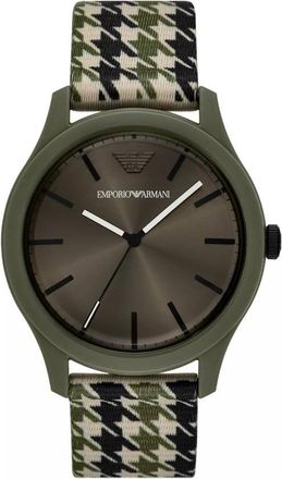 Armani Quartz Dark Green Sunray Dial Mens Watch AR11694