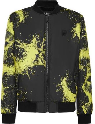 Plein Sport Bomber Plein Sport Splash Men in Black at Nordstrom, Size Xxx-Large