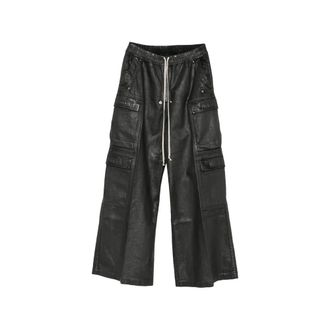 Rick Owens Jeans, Heren, Zwart, L, Katoen, Double Cargo Jumbo Belas