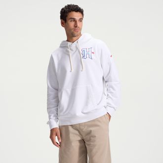 Nike Houston Texans Rivalries Collection Sideline Nike Mens Dri-FIT NFL Pullover Hoodie in White | 03AZ10A9H-3NE