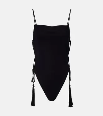 Alaia Ala&iuml;a Ba&ntilde;ador con cordones y borlas