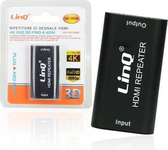 Trade Shop Trade Shop - Ripetitore Extender Di Segnale Hdmi Video 4k Uhd 3d Fino A 40 Mt 1080p Hd-2k4k