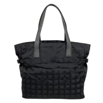 Chanel Pre-owned Tote Bags, female, Black, Size: ONE SIZE Pre-owned Vintage Tote Bag