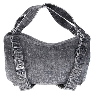 Diesel D-One Tophandle S - Dames - Handtassen - Zwart - ONE Size - Katoen - Tassen
