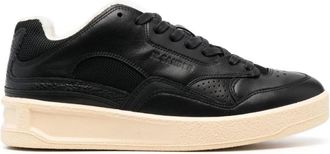 Jil Sander Strakke Zwarte Sneakers - Dames - Sneakers - Zwart - 36 EU - Schoenen