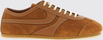 Dries Van Noten Sneakers basse in pelle liscia e camoscio con suola in gomma