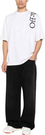 Off-white White Relaxed Logo T-Shirt