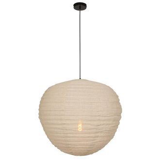 Steinhauer Anne Lighting - L&aacute;mpara Colgante - Bangalore - Beige - Lino Metal