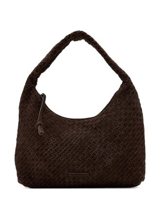 Loeffler Randall Willow woven-design tote bag - women - Cotton/Calf Suede - OS - Brown