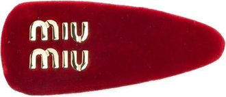 Miu Miu Logo Hair Clip