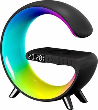 OEM Luz Despertadora - Reloj Despertador - Altavoz Bluetooth - Cargador Inal&aacute;mbrico - Radio Reloj Despertador - L&aacute;mpara Led - L&aacute;mpara De Escritorio - Luz 