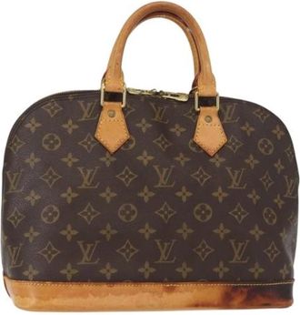 Louis Vuitton Pre-owned Handbags, female, Brown, Size: ONE SIZE Pre-owned Canvas Handbag