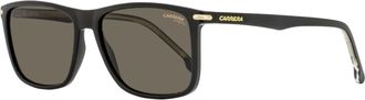 Carrera Mens Rectangular Sunglasses 298/S 807IR Black 57mm