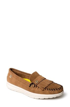 Minnetonka Kylee Kilty Slip-On Sneaker in Dusty Brown at Nordstrom, Size 6.5