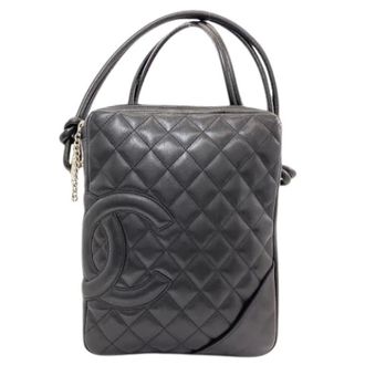 Chanel Pre-owned Vintage Schoudertas - Dames - Pre-owned - Zwart - Maat: ONE Size Leer