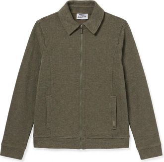 Freddy Felpa full zip con collo a camicia in tessuto effetto tricot